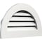 Ekena Millwork Half Round Gable Vent Functional, PVC Gable Vent w/ 1" x 4" Flat Trim Frame, 20"W x 10"H GVPHR20X1001FUN - alternate 4